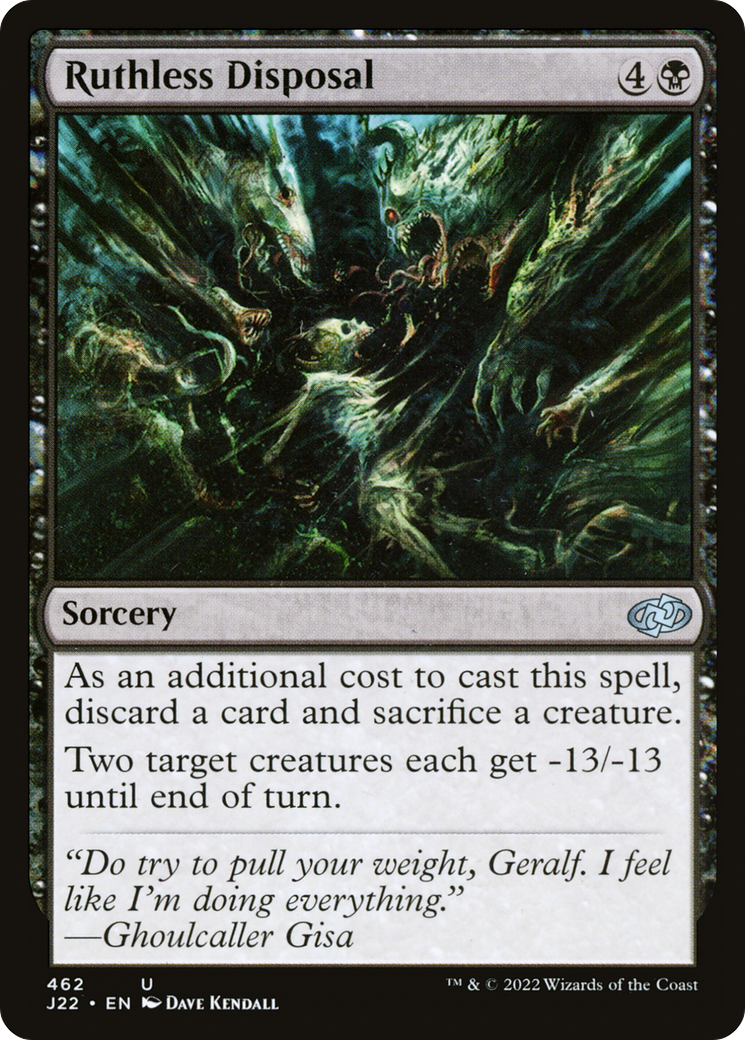 Ruthless Disposal (J22-462)  - Jumpstart 2022