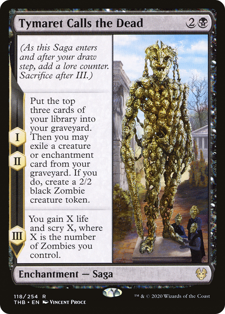 Tymaret Calls the Dead (THB-118)  Foil - Theros Beyond Death