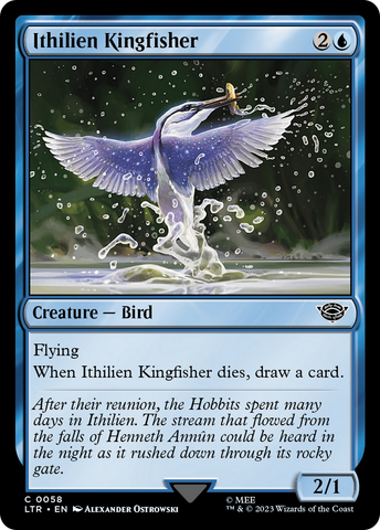 Ithilien Kingfisher (LTR-058)  Foil - The Lord of the Rings: Tales of Middle-earth