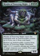 Myojin of Towering Might (Extended Art) (NEC-068)  - Neon Dynasty Commander: (Extended Art)