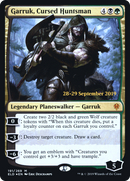 Garruk, Cursed Huntsman (PRE-191)  Foil - Throne of Eldraine Promos
