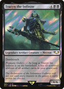 Trazyn the Infinite (Surge Foil) (40K-065)  Foil - Warhammer 40,000 Commander