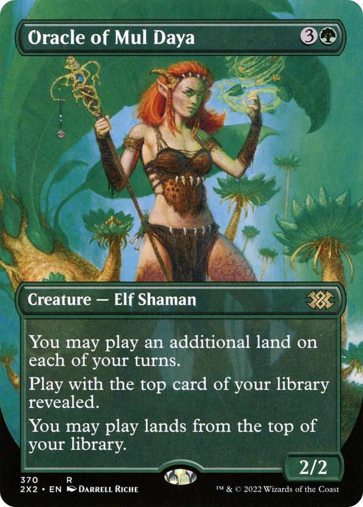 Oracle of Mul Daya (Borderless Alternate Art) [Double Masters 2022]