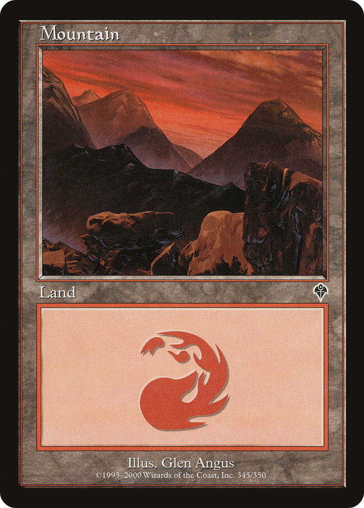 Mountain (345) (INV-345)  Foil - Invasion