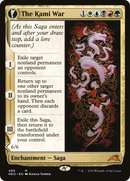 The Kami War (Extended Art) (NEO-489) - Kamigawa: Neon Dynasty: (Extended Art, fandfc, enchantment) Foil