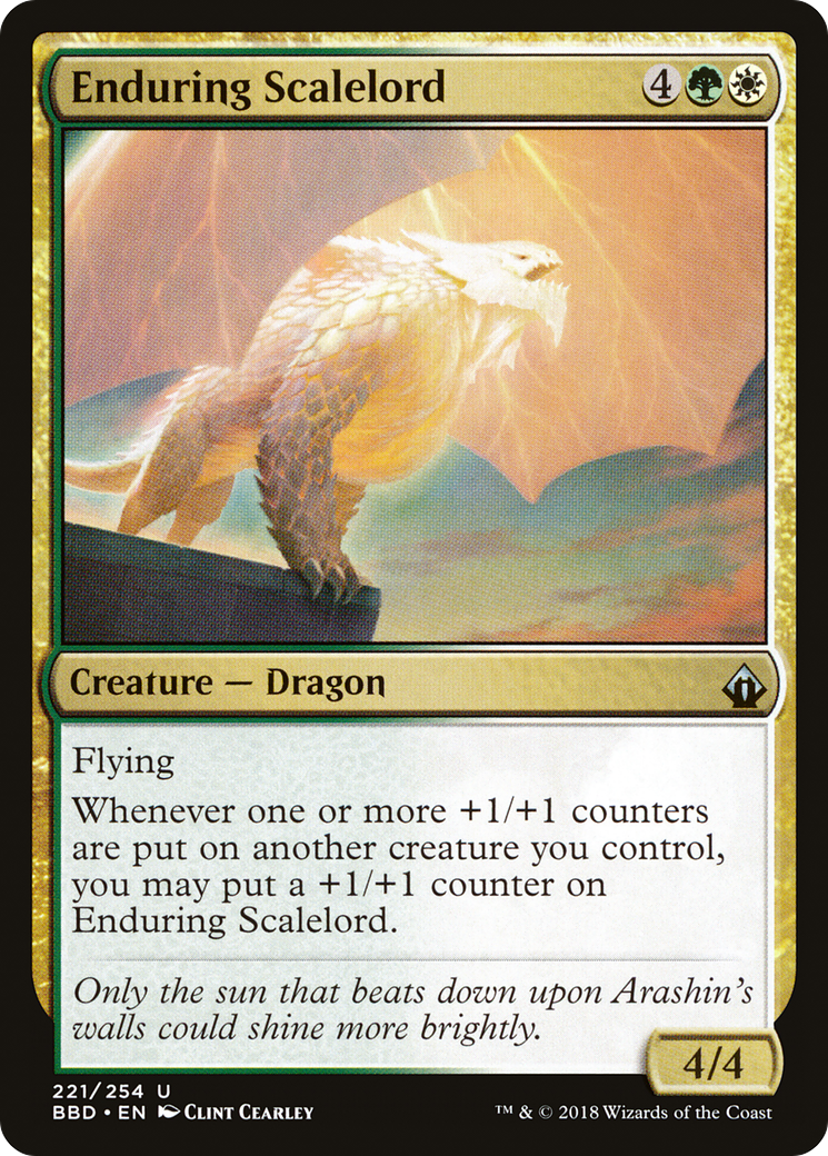 Enduring Scalelord (BBD-221)  Foil - Battlebond