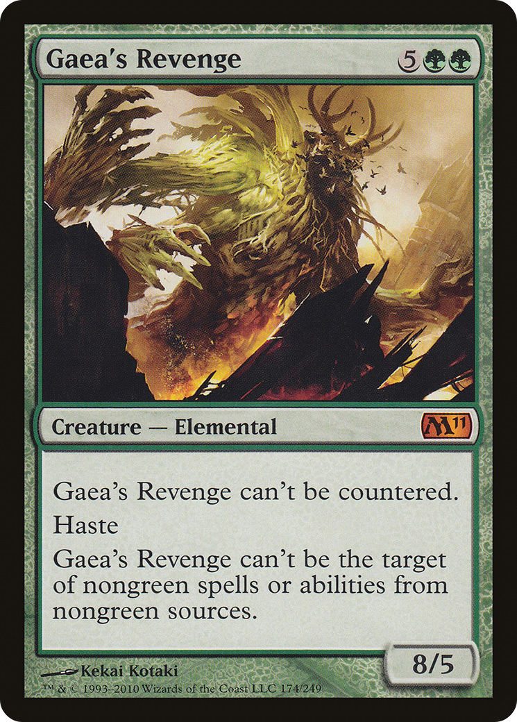 Gaea's Revenge (M11-174)  Foil - Magic 2011
