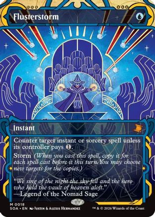 Flusterstorm (SOA-018)  Foil - Secrets of Strixhaven: Mystical Archive