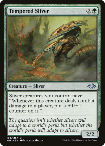 Tempered Sliver (MH1-183)  - Modern Horizons