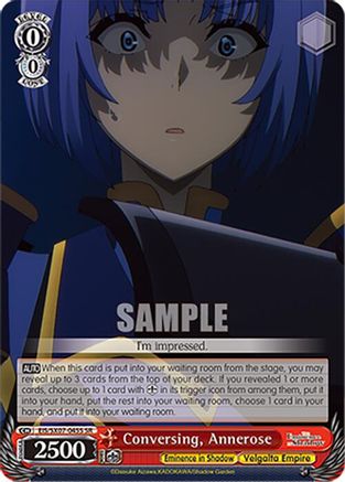 Conversing, Annerose (SR) (EIS/SX07-045S) - The Eminence in Shadow