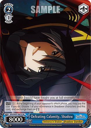 Defeating Calamity, Shadow (SR) (EIS/SX07-067S) - The Eminence in Shadow