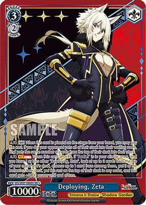 Deploying, Zeta (SEC+) (EIS/SX07-088EX+) - The Eminence in Shadow