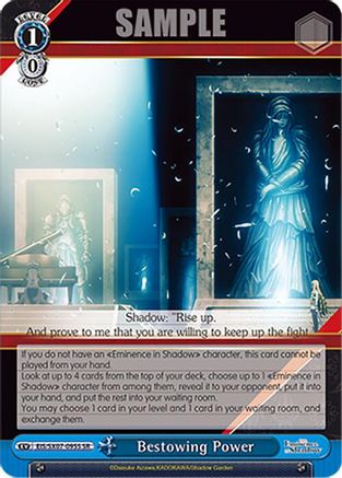 Bestowing Power (SR) (EIS/SX07-095S) - The Eminence in Shadow