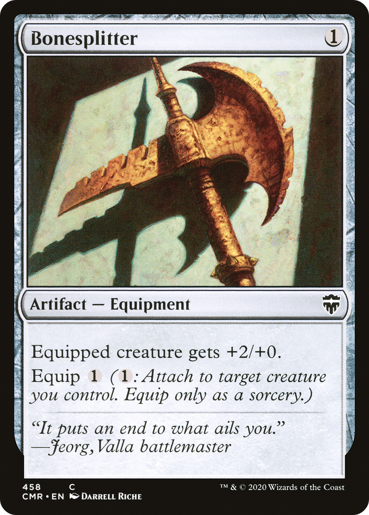 Bonesplitter (CMR-458)  - Commander Legends