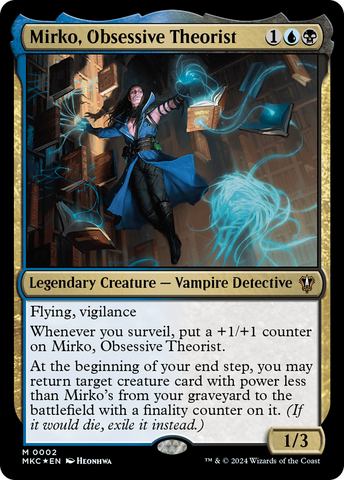 Mirko, Obsessive Theorist (MKC-002)  Foil - Murders at Karlov Manor Commander