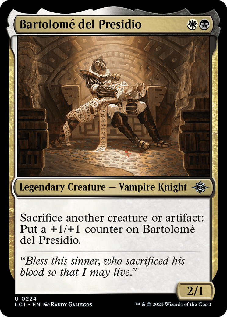 Bartolome del Presidio (LCI-224)  Foil - The Lost Caverns of Ixalan