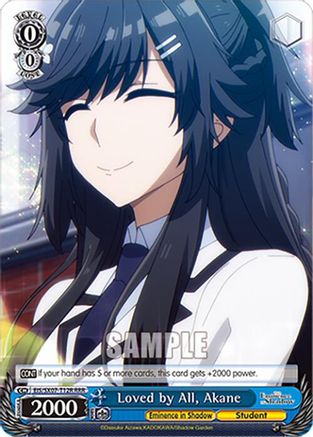 Loved by All, Akane (RRR) (EIS/SX07-T12R) - The Eminence in Shadow