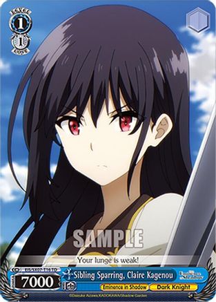Sibling Sparring, Claire Kagenou (EIS/SX07-T16) - The Eminence in Shadow