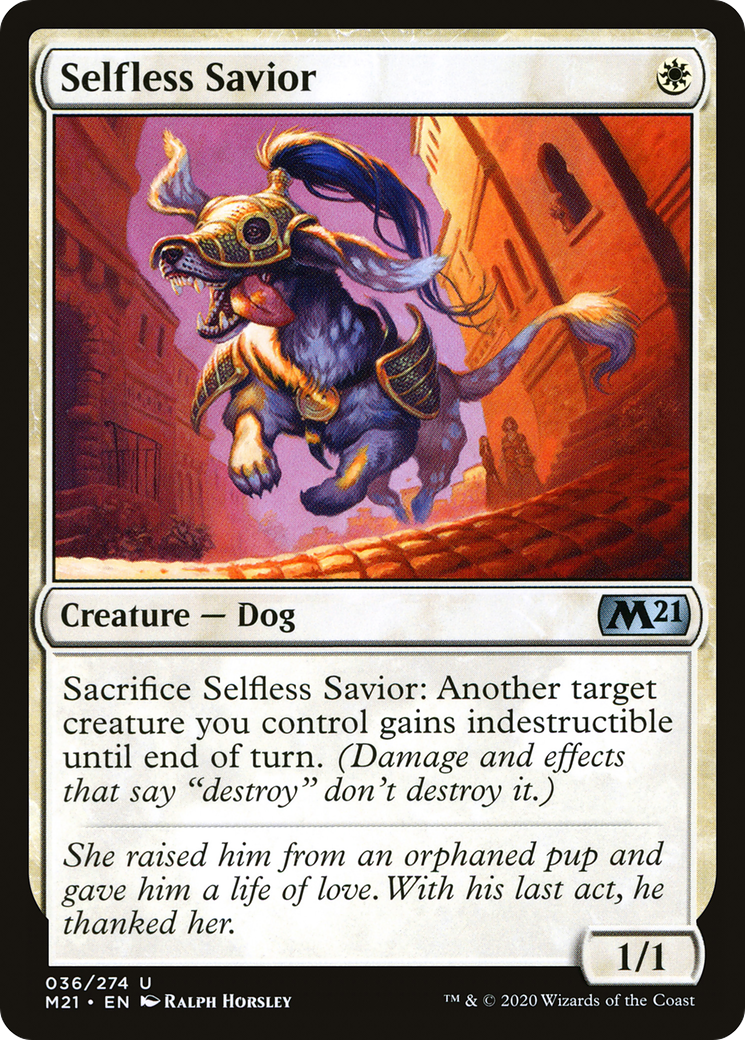 Selfless Savior (M21-036)  Foil - Core Set 2021