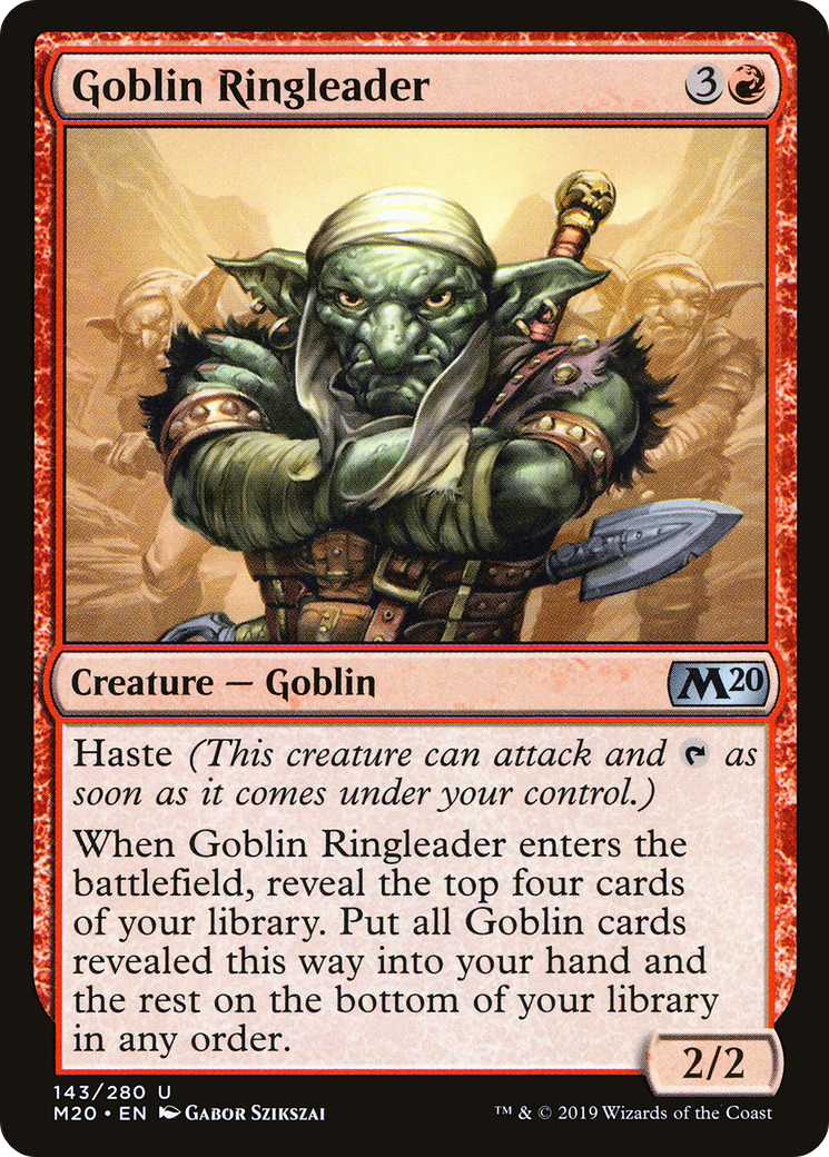 Goblin Ringleader (M20-143)  - Core Set 2020