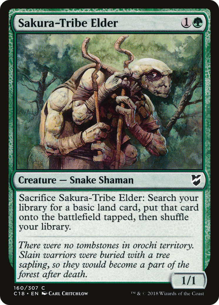 Sakura-Tribe Elder (C18-160)  - Commander 2018