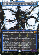 Tekuthal, Inquiry Dominus (Showcase) (Step-and-Compleat Foil) (ONE-431)  Foil - Phyrexia: All Will Be One: (Showcase) (Borderless)