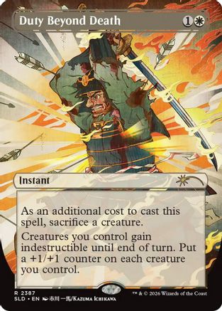 Duty Beyond Death (SLD-2387)  Foil - Secret Lair Drop Series