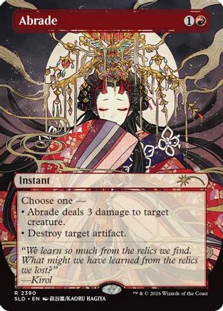 Abrade (2390) (SLD-2390)  Foil - Secret Lair Drop Series