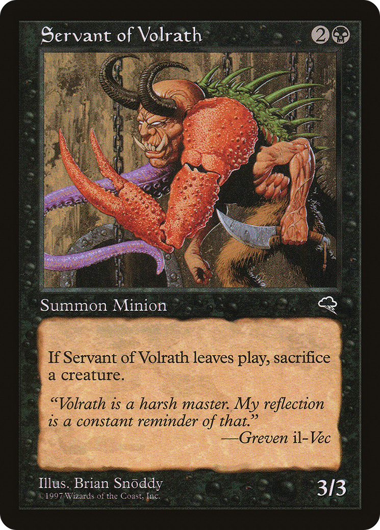 Servant of Volrath (TMP-156)  - Tempest