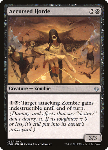 Accursed Horde (HOU-056)  - Hour of Devastation