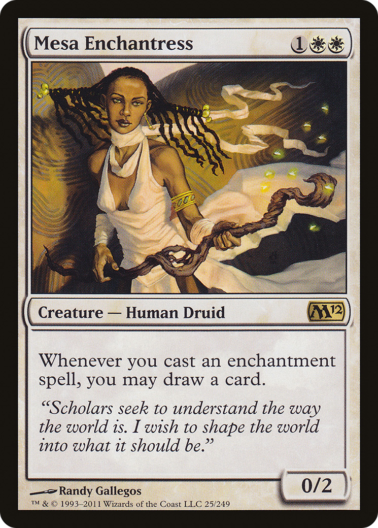 Mesa Enchantress (M12-025)  - Magic 2012