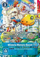 Wisteria Memory Boost! (Alternate Art) (LM-034) - Starter Deck 23: Beatbreak Foil