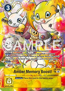 Amber Memory Boost! (Alternate Art) (LM-035) - Starter Deck 23: Beatbreak Foil