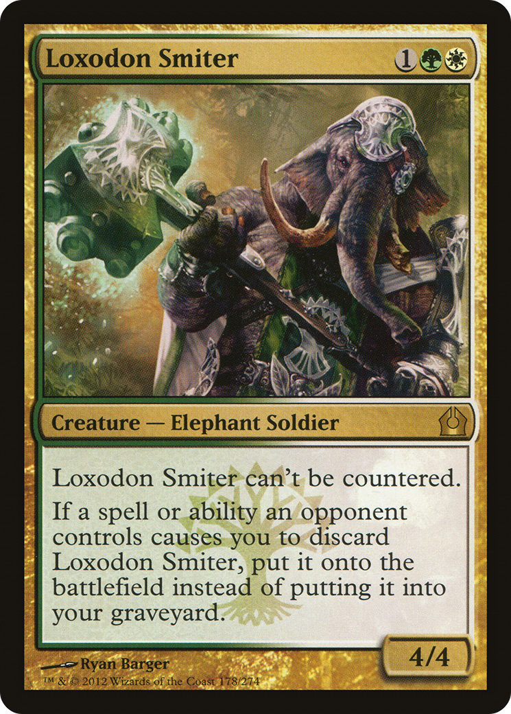 Loxodon Smiter (RTR-178)  - Return to Ravnica