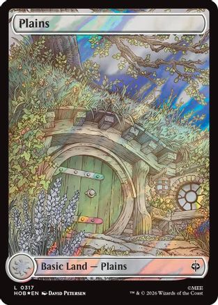 Plains (0317) (Surge Foil) (HOB-317)  Foil - The Hobbit
