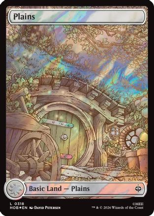 Plains (0318) (Surge Foil) (HOB-318)  Foil - The Hobbit