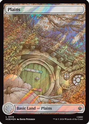 Plains (0319) (Surge Foil) (HOB-319)  Foil - The Hobbit