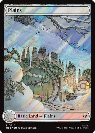 Plains (0320) (Surge Foil) (HOB-316)  Foil - The Hobbit