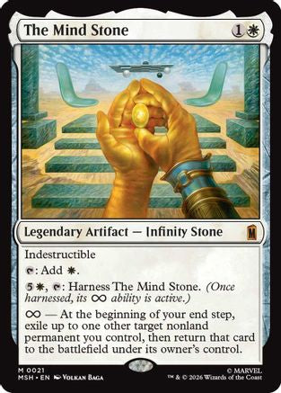 The Mind Stone (MSH-021)  Foil - Marvel Super Heroes
