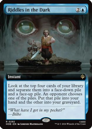 Riddles in the Dark (Extended Artt) (HOB-292)  Foil - The Hobbit