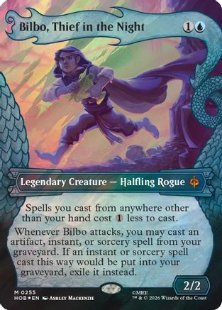 Bilbo, Thief in the Night (Showcase) (Surge Foil) (HOB-255)  Foil - The Hobbit