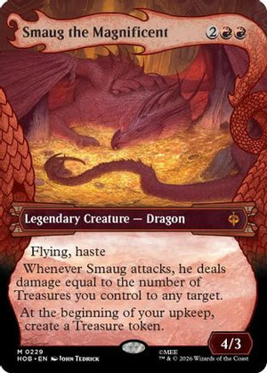 Smaug the Magnificent (Showcase) (HOB-229)  Foil - The Hobbit