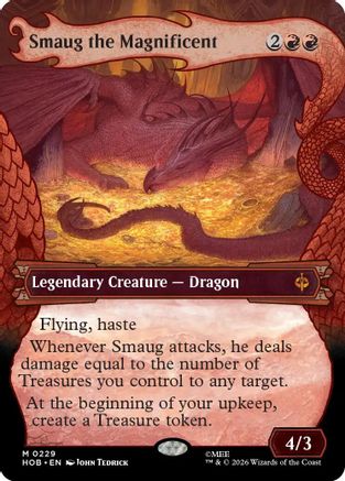 Smaug the Magnificent (Showcase) (HOB-229)  Foil - The Hobbit