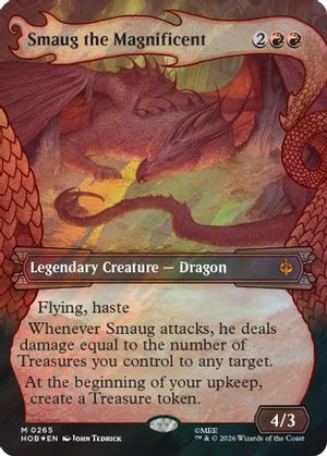 Smaug the Magnificent (Showcase) (Surge Foil) (HOB-265)  Foil - The Hobbit