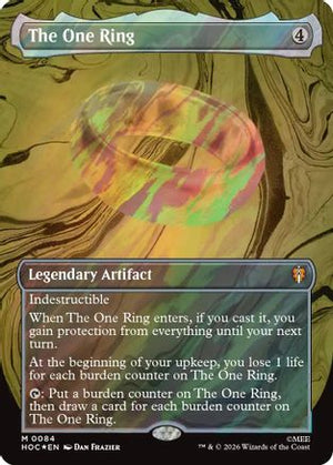 The One Ring (Borderless) (Surge Foil) (HOB-084)  Foil - The Hobbit