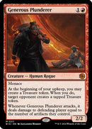 Generous Plunderer (PPOTJ-011)  Foil - Promo Pack: Outlaws of Thunder Junction