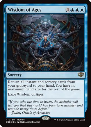 Wisdom of Ages (SOS Bundle) (UMP-368)  Foil - Unique and Miscellaneous Promos