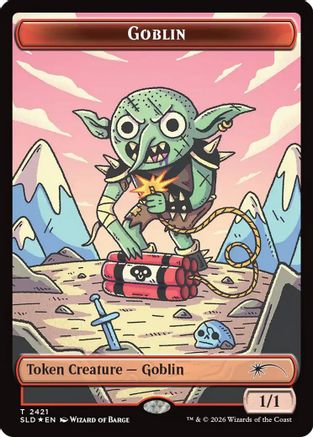 Goblin Token (2421) (SLD-2421)  Foil - Secret Lair Drop Series