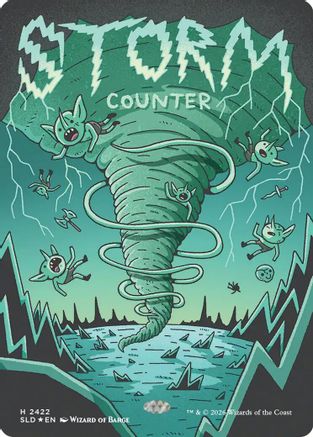 Storm Counter (SLD-2422)  Foil - Secret Lair Drop Series