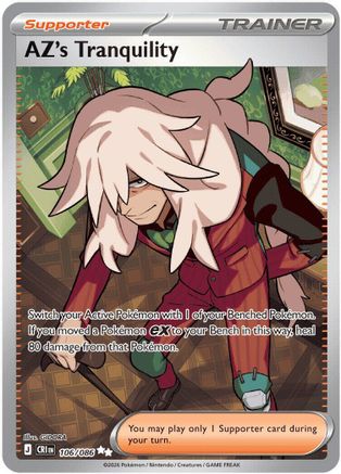 AZ's Tranquility 106/086 - Holofoil ME04 Chaos Rising